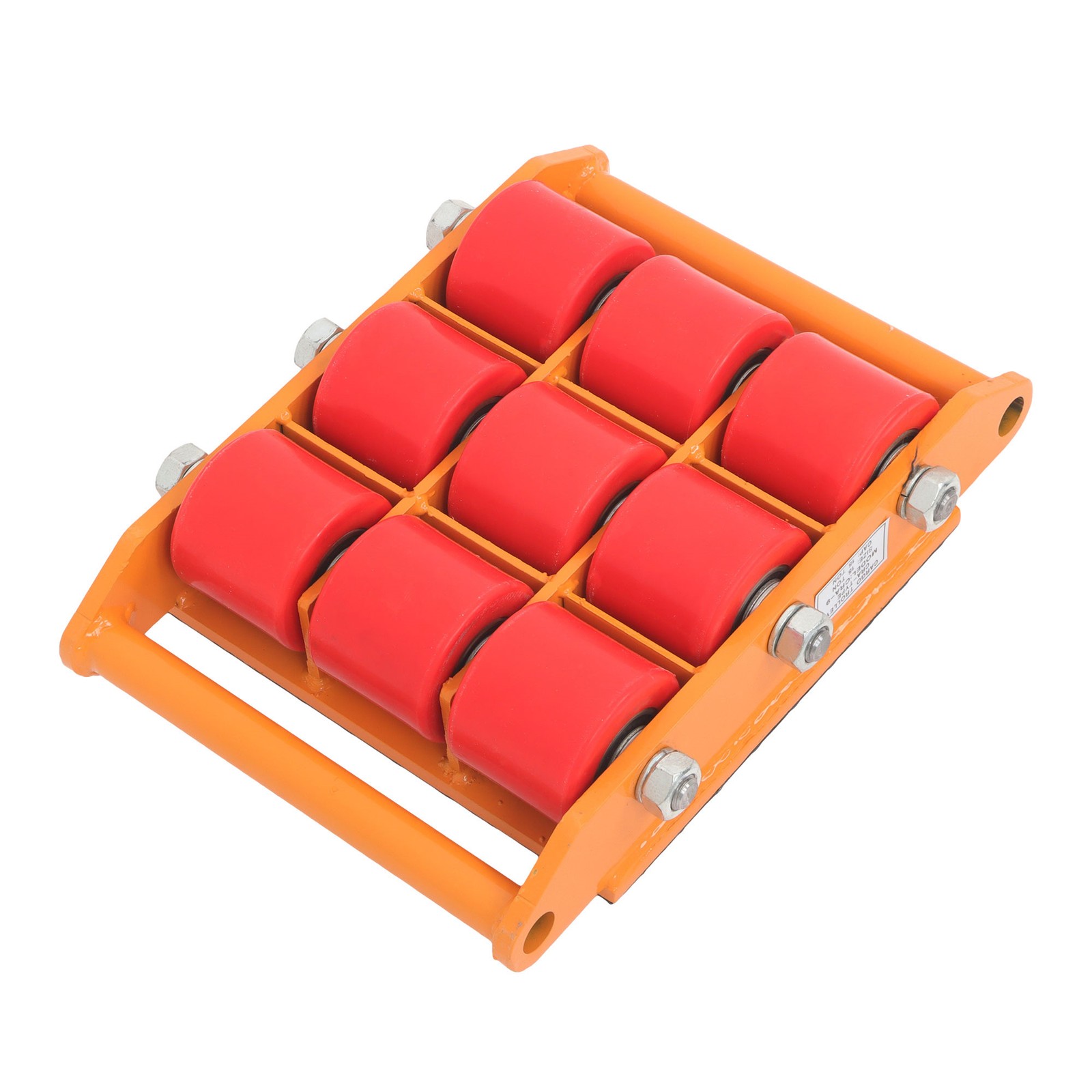 15 Ton 33069Lbs Heavy Duty Machinery Skate Dolly Mover Roller Cargo Trolley 360°