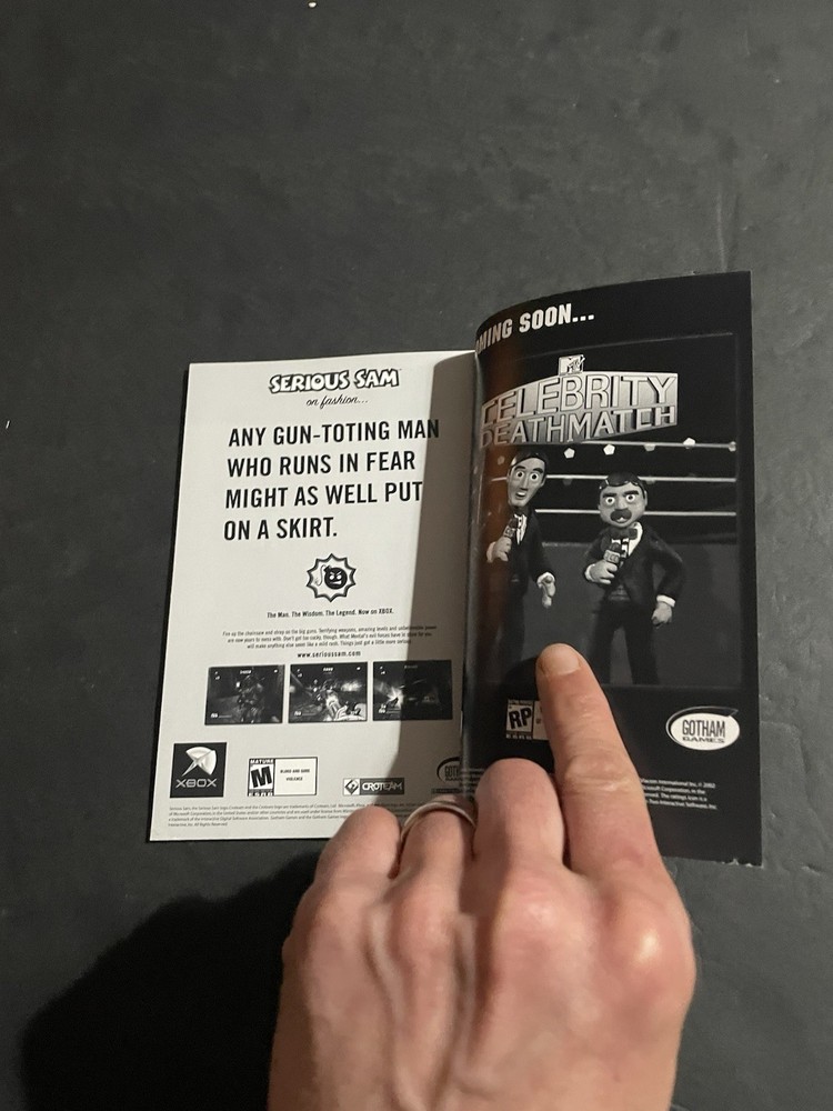 conflict desert storm xbox Manual only