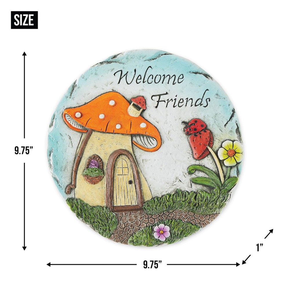 Accent Plus Welcome Friends Stepping Stone