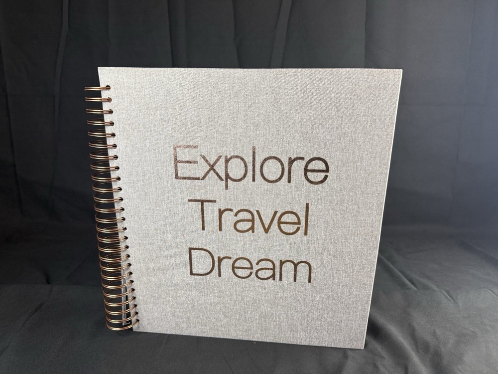 Nicole Explore Travel Dream Spiral Bound Album Binder WE24720
