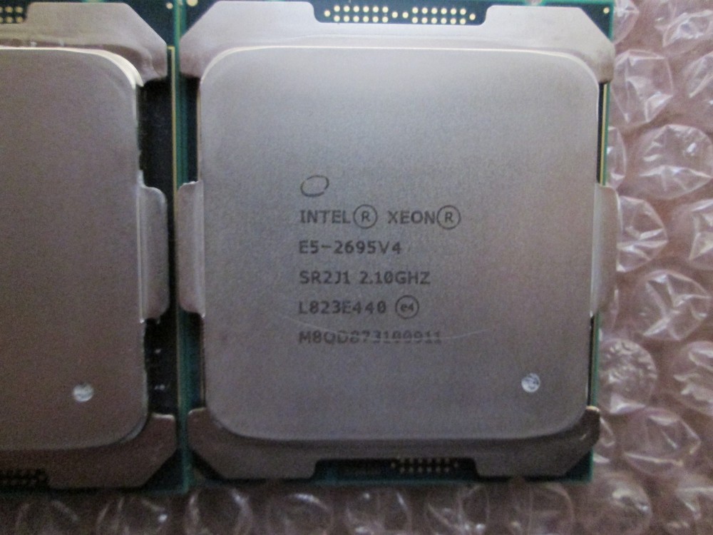 Matched Pair (2pcs) Intel Xeon E5-2695 v4 SR2J1 2.1GHz CPU Processors
