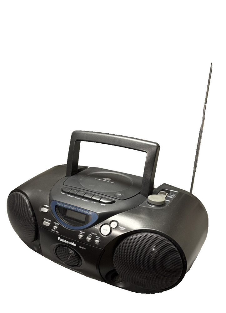 Panasonic RX-D16 Portable Stereo CD System Cassette Player Tested!