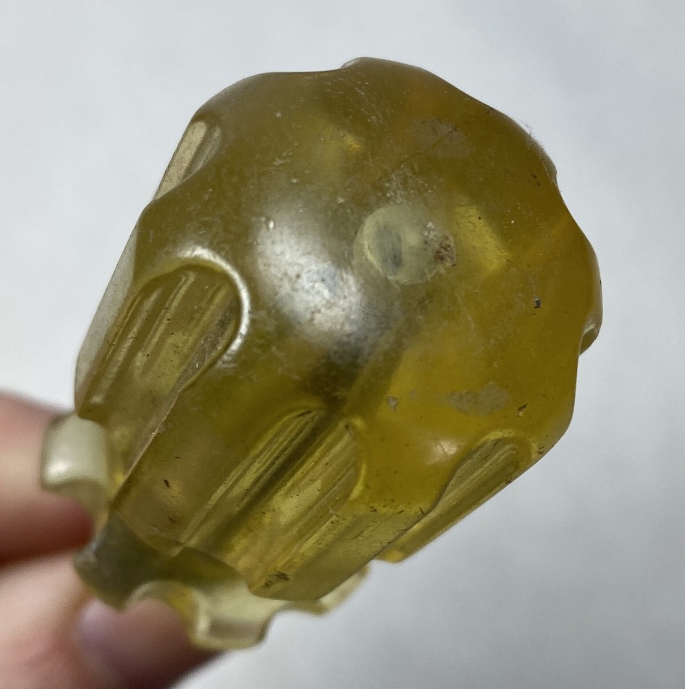 Vintage HP TOOL Slotted Flat Tip Clear Stubby Screwdriver Tool