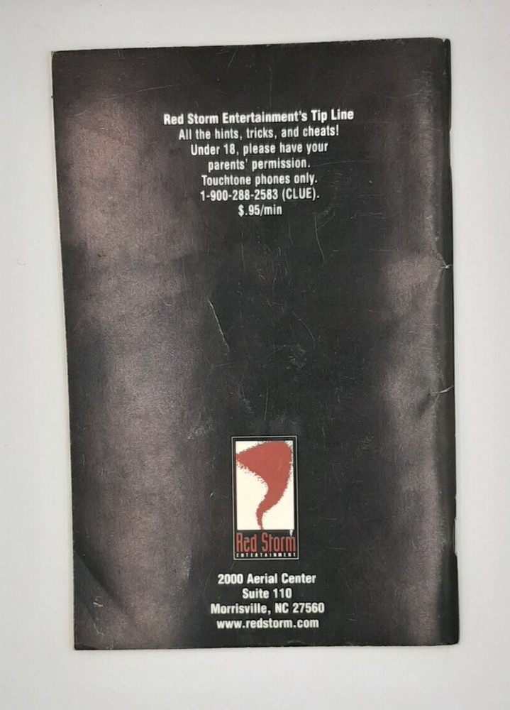 Rainbow Six PC Big Box Manual