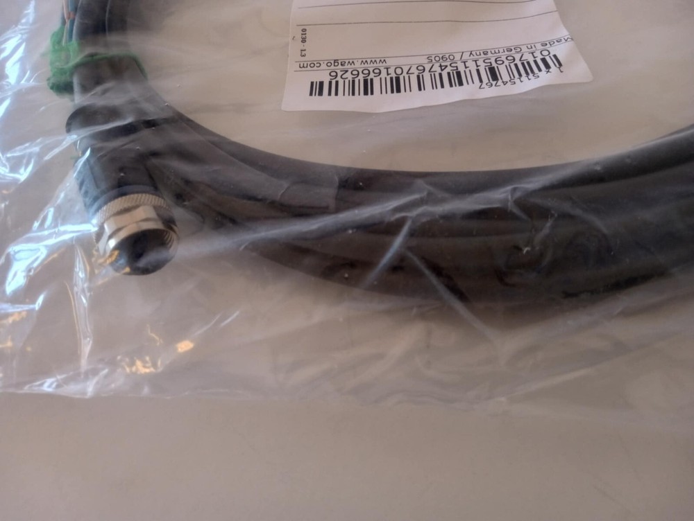 WAGO 756-5301/050-0050,Sensor/Actuator cable; M12A socket; straight; 5-pole;