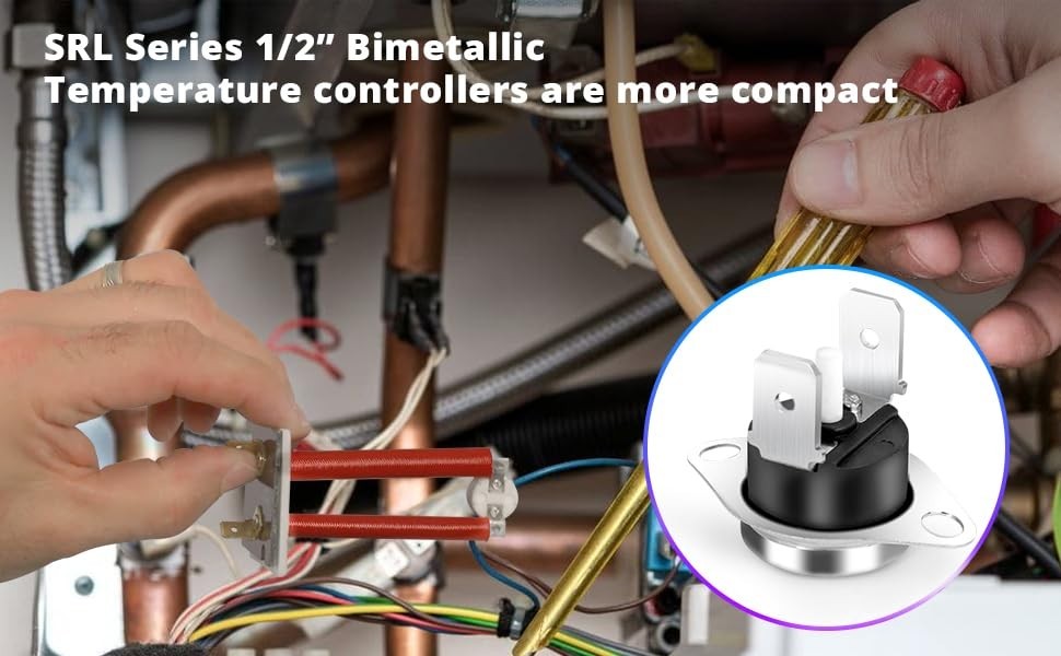 Manual Reset Limit Switch Plastic 2-Position Safety Overheat Control