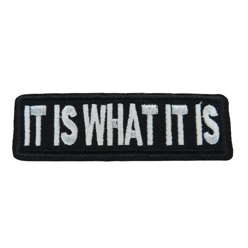 Humor saying patch iron on patch biker punk patch iron on