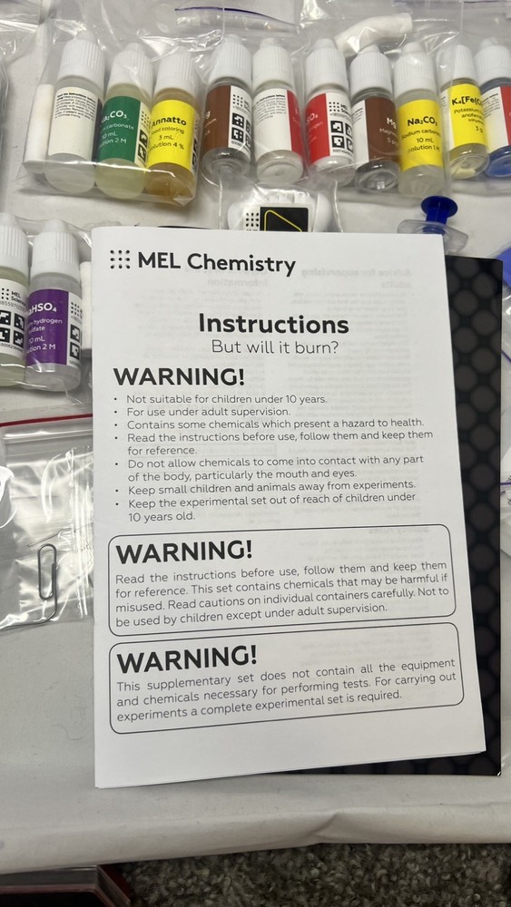 MEL Chemistry Experiment Kit STEM Science Lab Set Multiple Experiments
