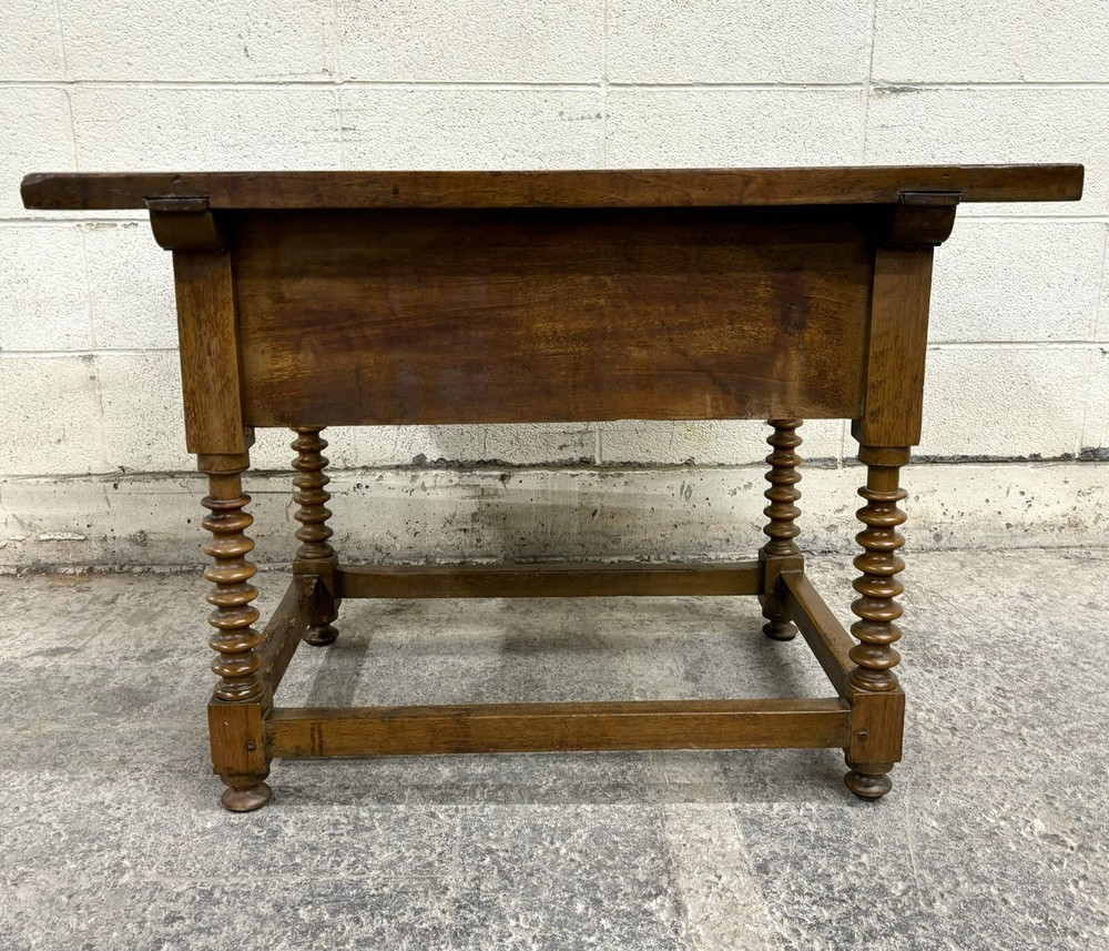 Antique Rustic Spanish Colonial Farm Table Library Table Work Table