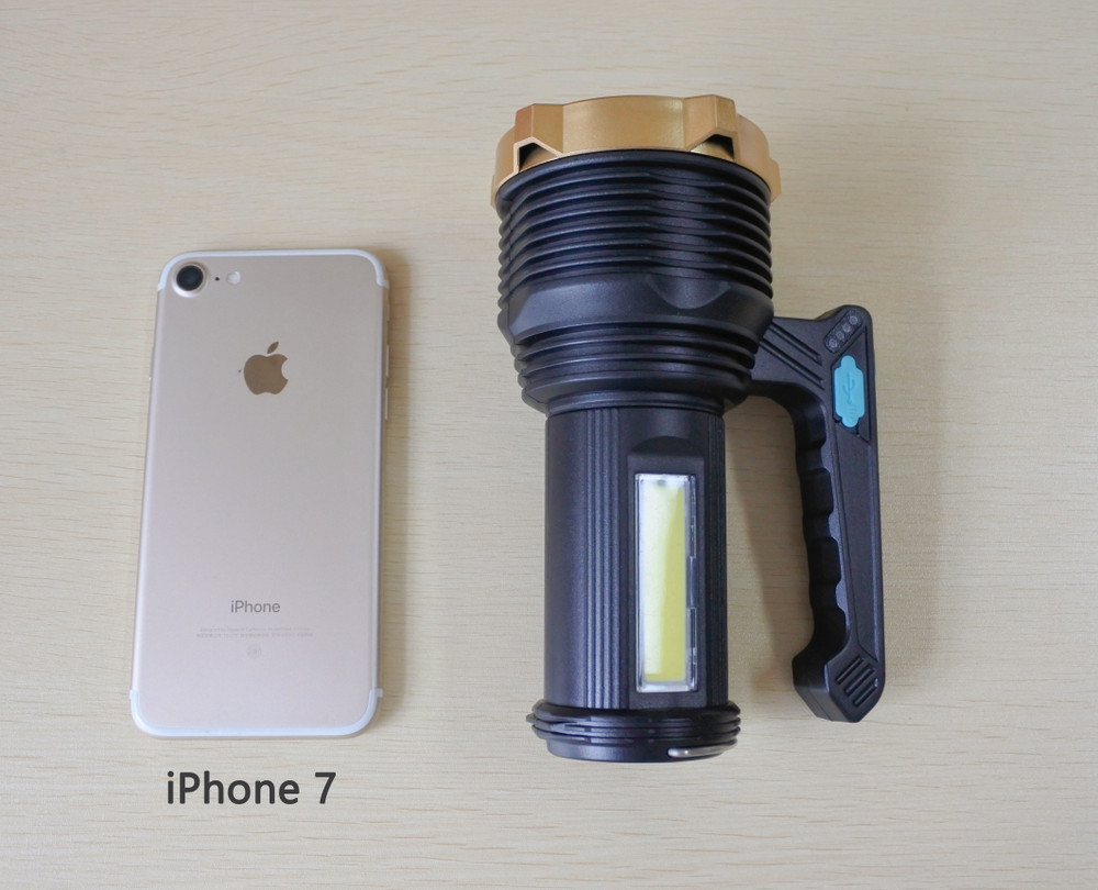 Most Powerful 12000000LM LED Flashlight Super Bright Torch Lamp USB Rechargeable