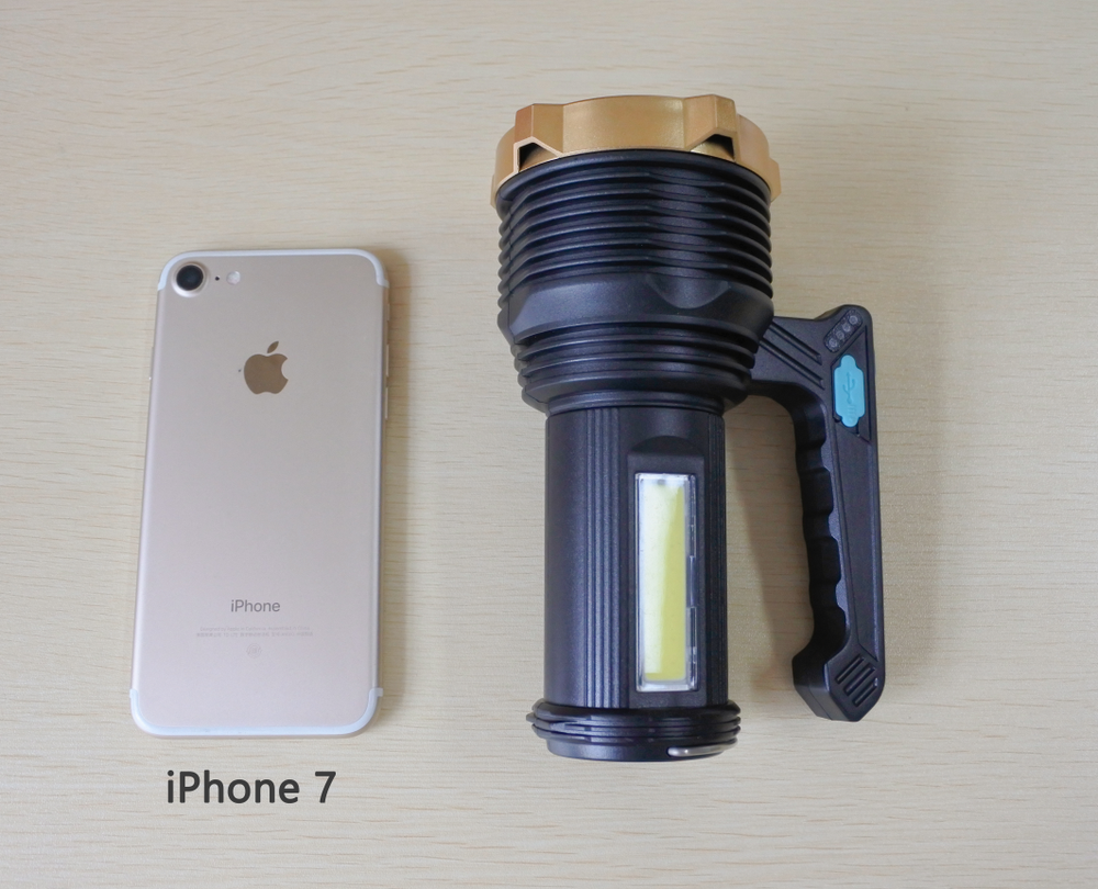 Super Bright 22000000LM LED Flashlight High Powered Torch USB Rechargeable Lamp