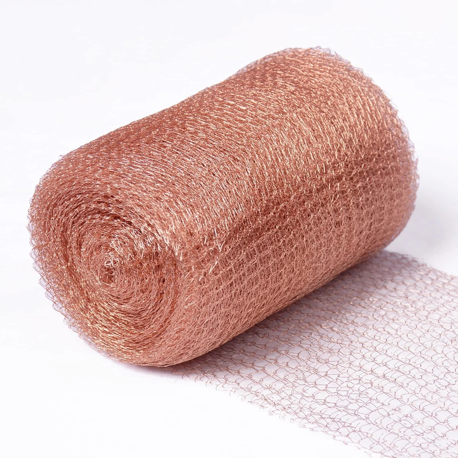 5” x 32 ft 100% Pure Copper Mesh for Distilling Knitted Copper Mesh Roll Do..
