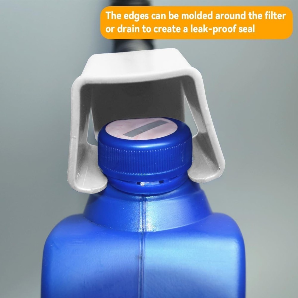 5-Pack Retractable Auto Fuel Funnels - Leak-Proof, Flexible & Durable Plastic...