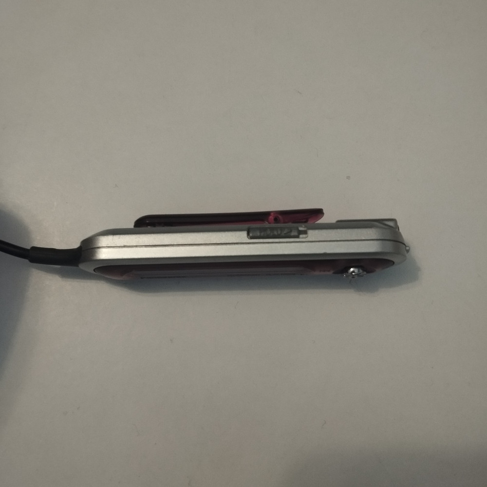 Panasonic Red and Silver Remote Controller For MD Player Jack 3.5 Used