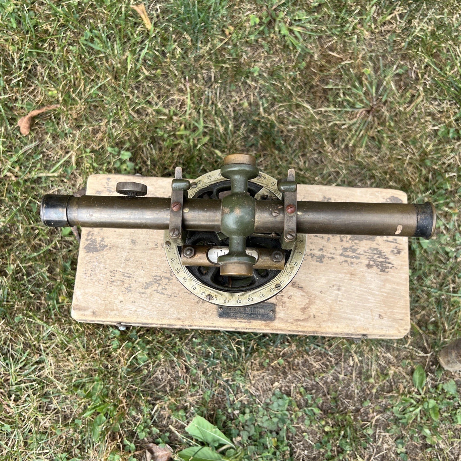 Early 1900’s Geier and Bluhm Surveyors Level with Box