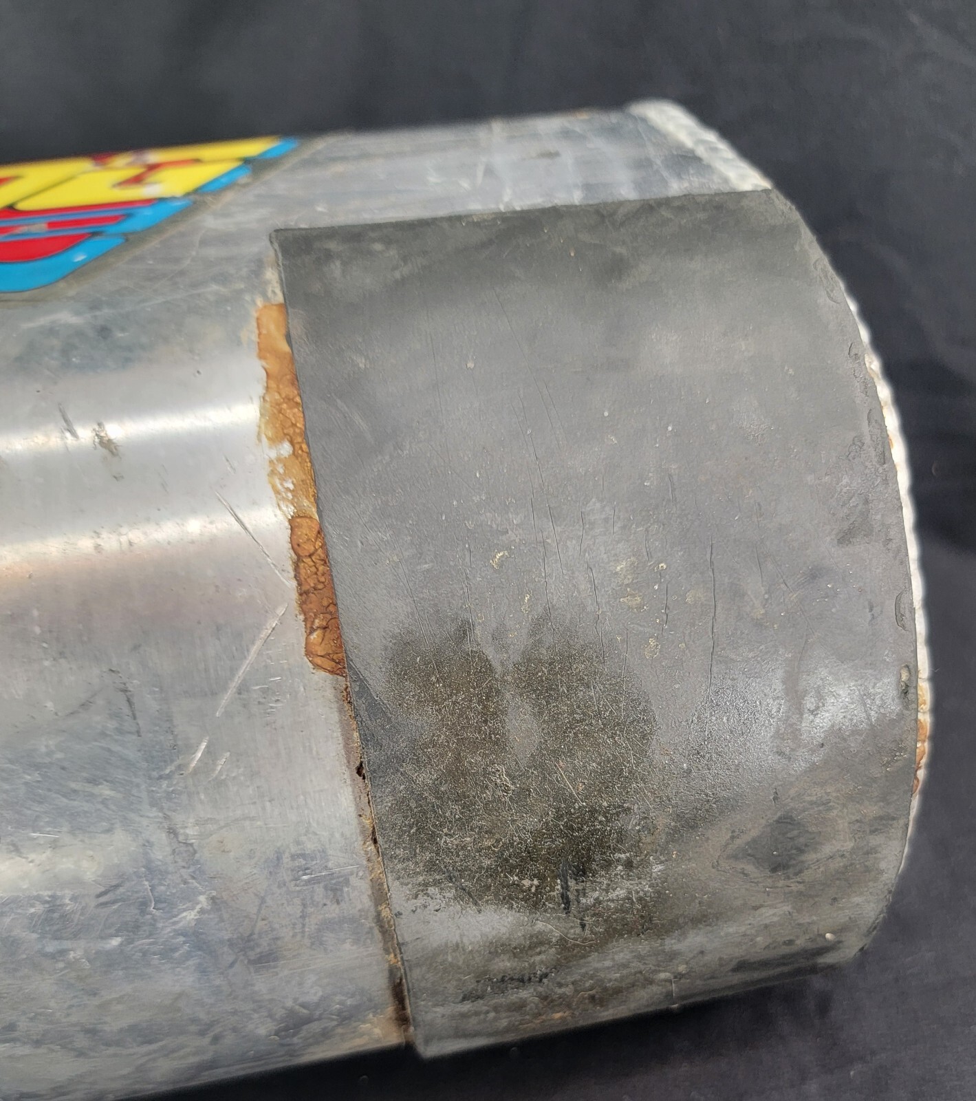 DG Tri-Oval Yamaha Kawasaki Jet Ski Silver Metal Aluminum Exhaust Water Box