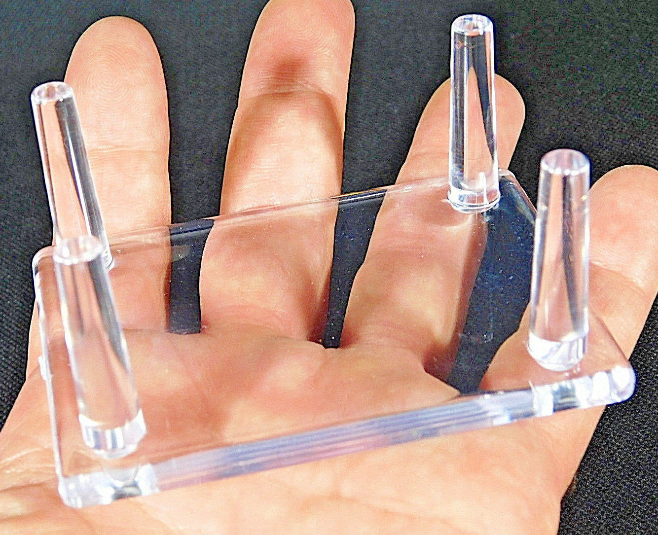 Display Stand Medium Size FOUR Post Clear Lucite