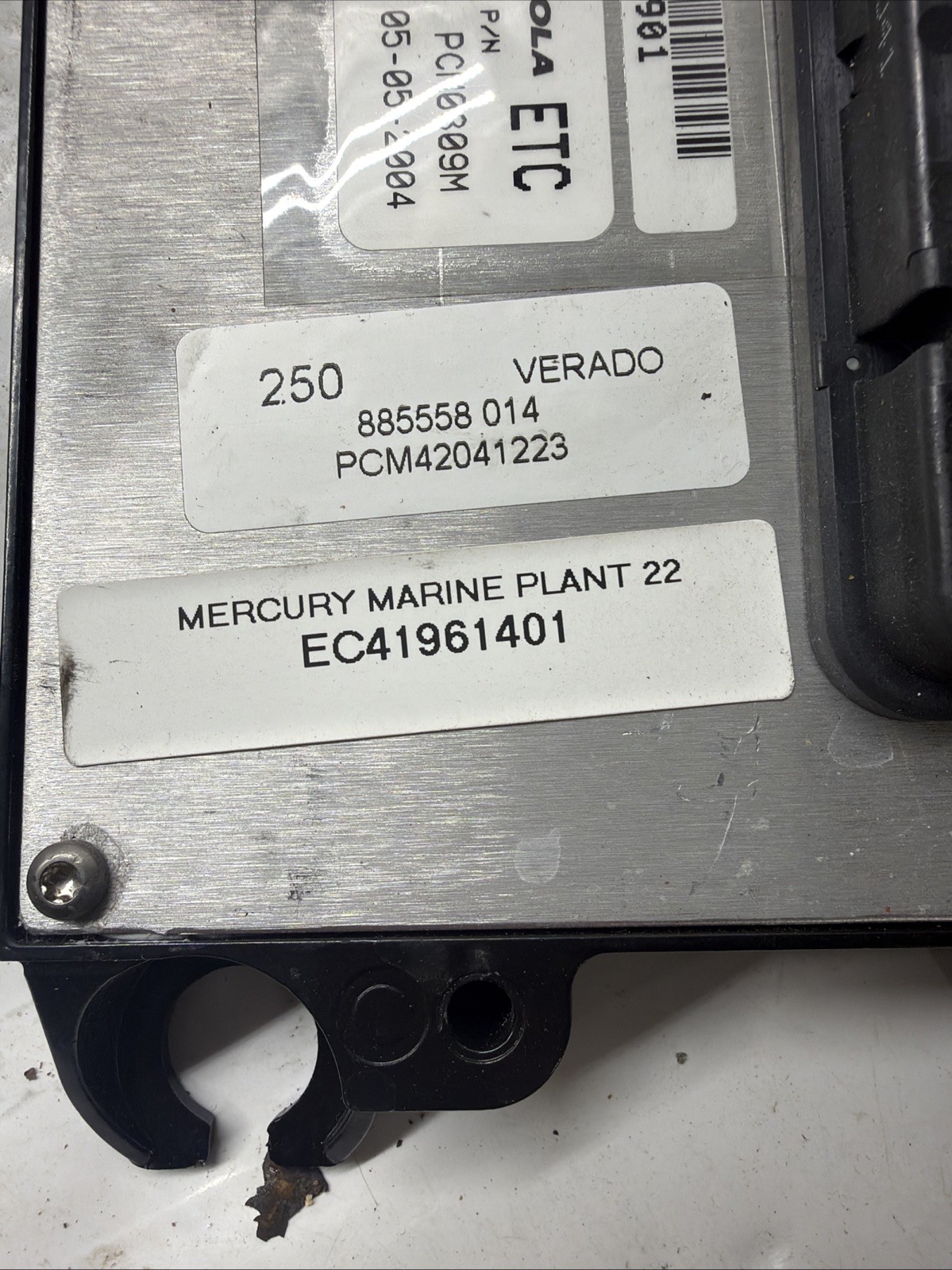 Mercury Verado 250HP 4 Stroke PCM ECU 885558 Freshwater Tested