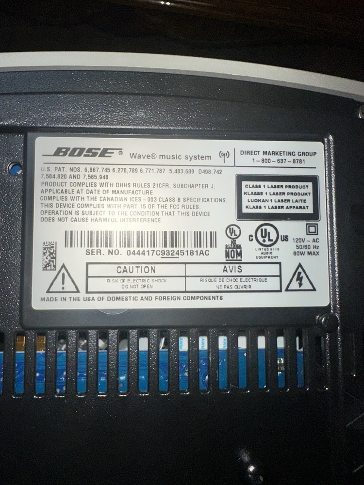 Bose Wave Music System With Remote - TESTED!