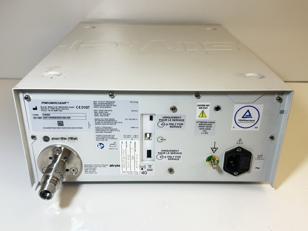 Stryker FM300 Pneumoclear CO2 Conditioning Insufflator
