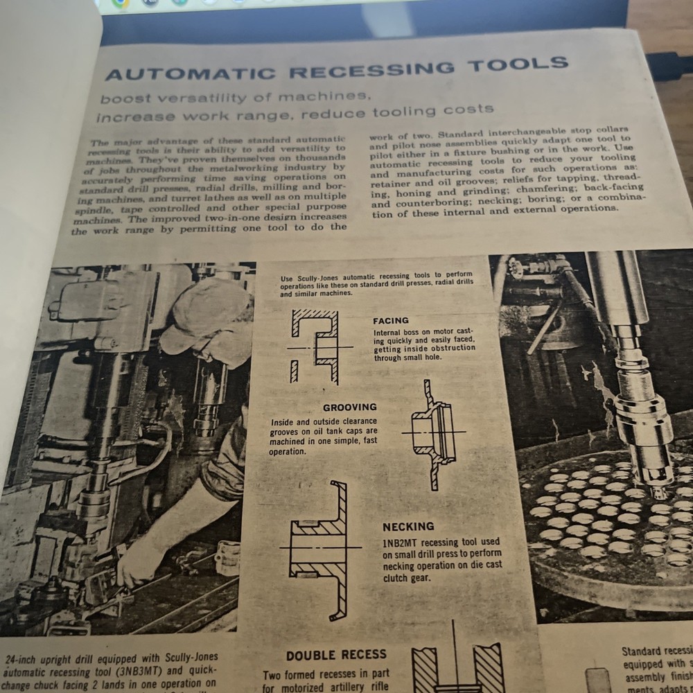 Bendix Scully-Jones Automatic Recessing Tools Bulletin 10-50