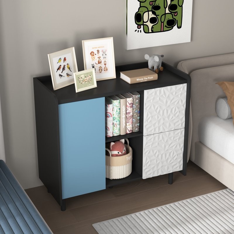 Sideboard Buffet Storage Cabinet Console Table,2 Doors,2 Drawers for Dining Room