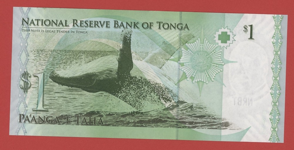 TONGA 1 PA'ANGA ( 2008 ) PICK # 37a UNC.