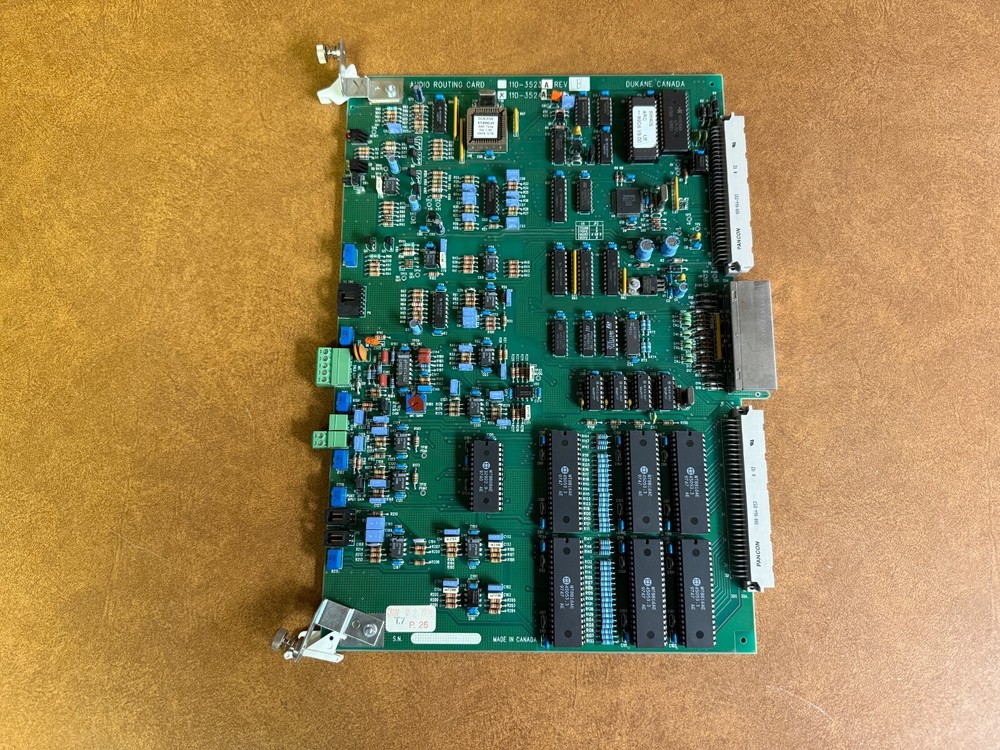 Dukane 110-3524 Expanded Audio Routing Card for a StarCall Intercom System