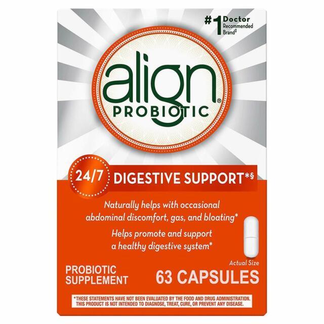 Align Probiotic for Digestive Support Capsules - 63 Count EXP 09/2026+