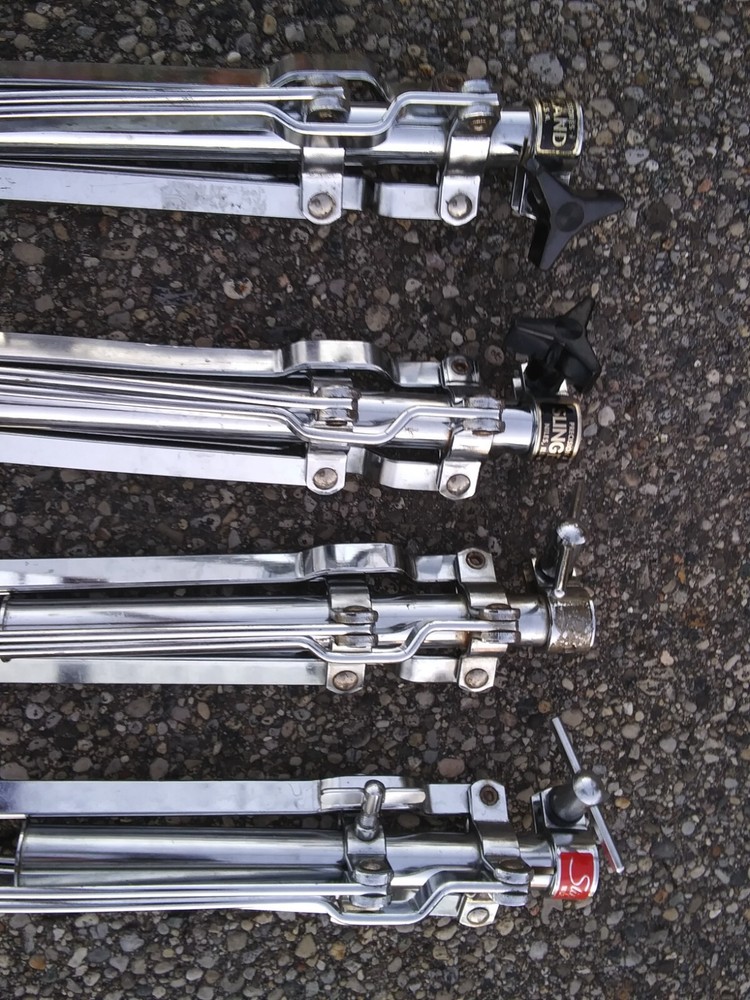 Slingerland cymbal stand bases only quantity 4