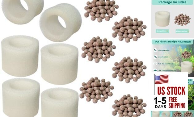 Filtration Tank Filter Replacement for Atlantis Aqua Aqua-55 20 Gallon Fish