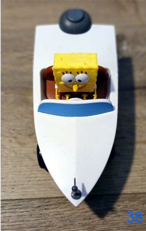 SpongeBob - Battery Operated Boat (only)