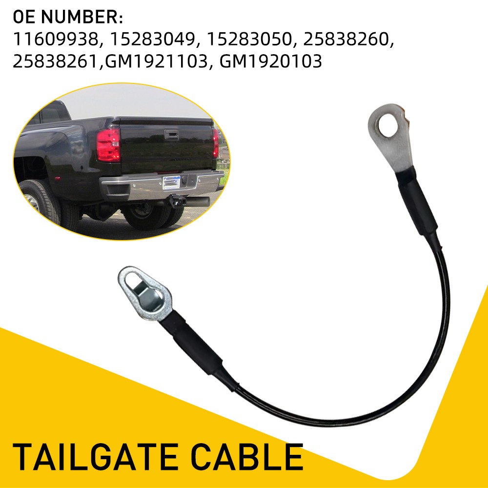 For 2007-2016 Chevy Silverado Tailgate Support Cable Pair Passenger and Driver