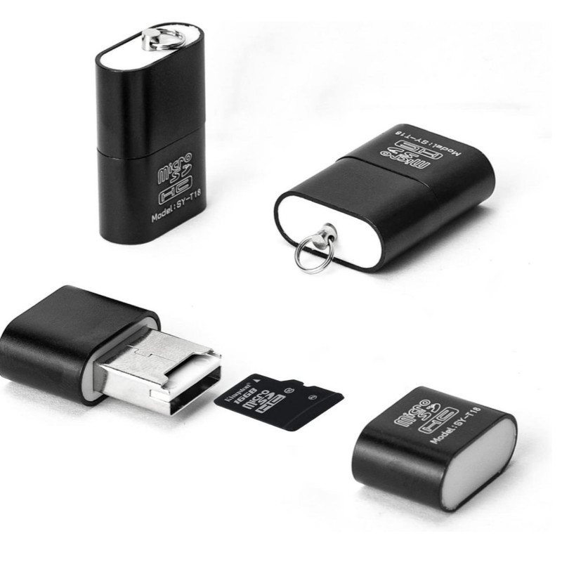 [3 Pack] Card Reader for Android,Micro SD Card to USB Adapter, TF Card Reader wi