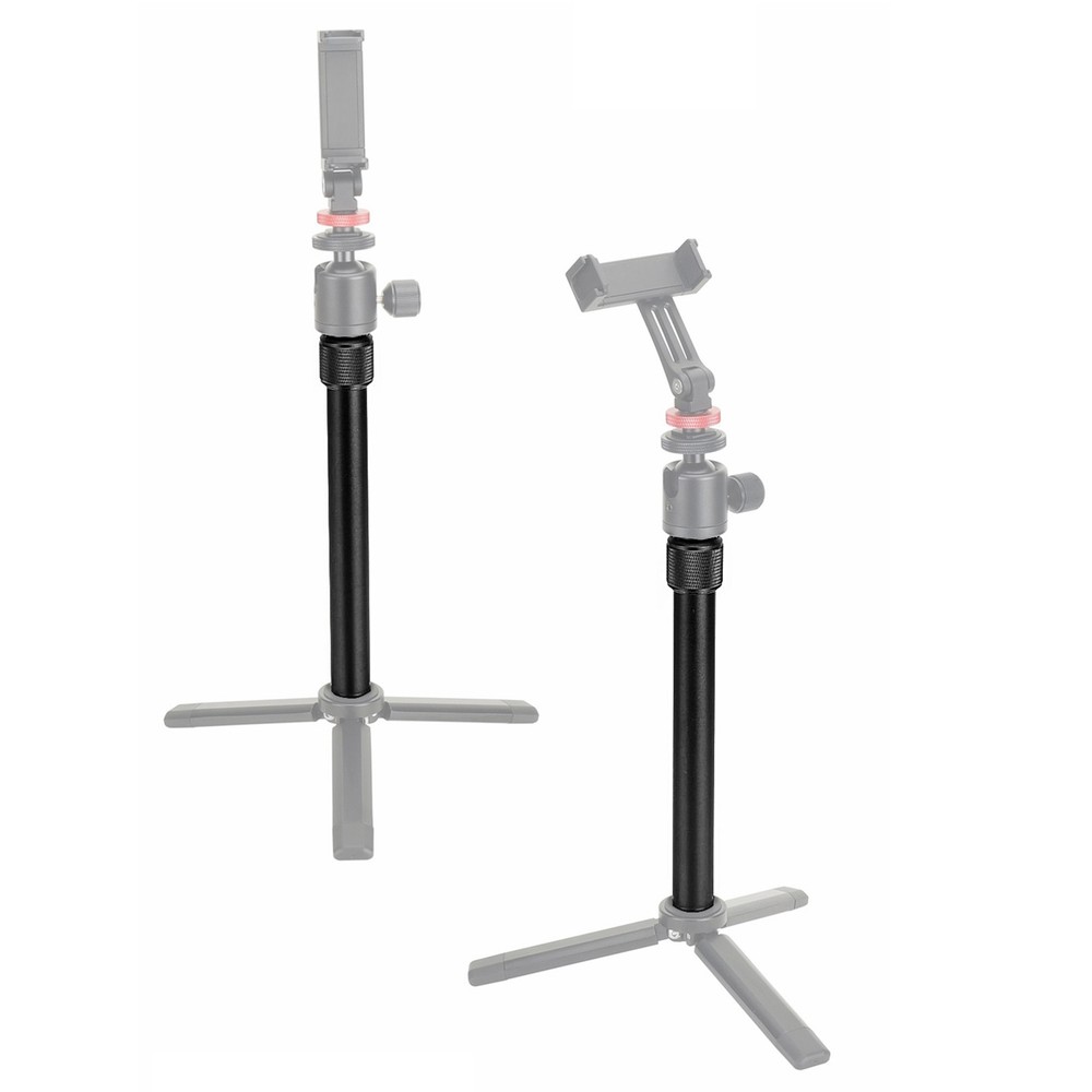 35cm Rod Tripod 2-section Extension Camera Pole Stick 1/4'' Thread Stabilizer