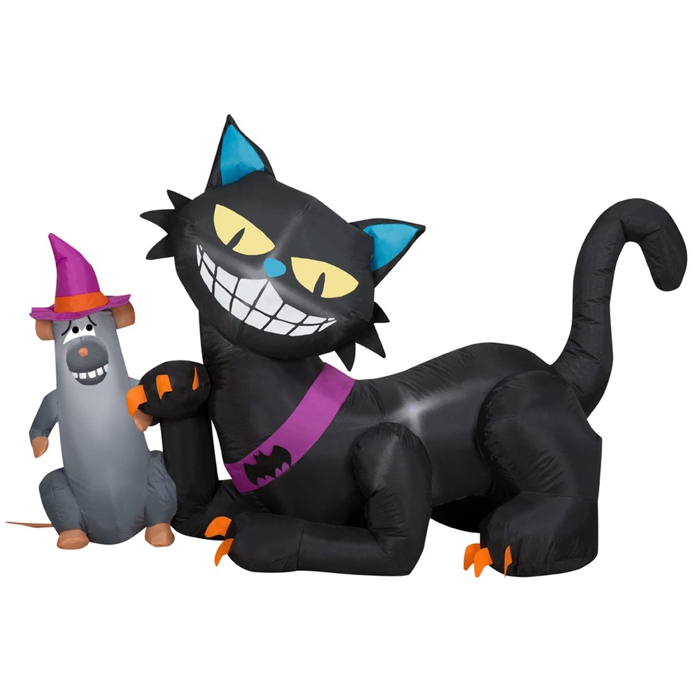 Halloween Inflatble Cat & Mouse 5 feet
