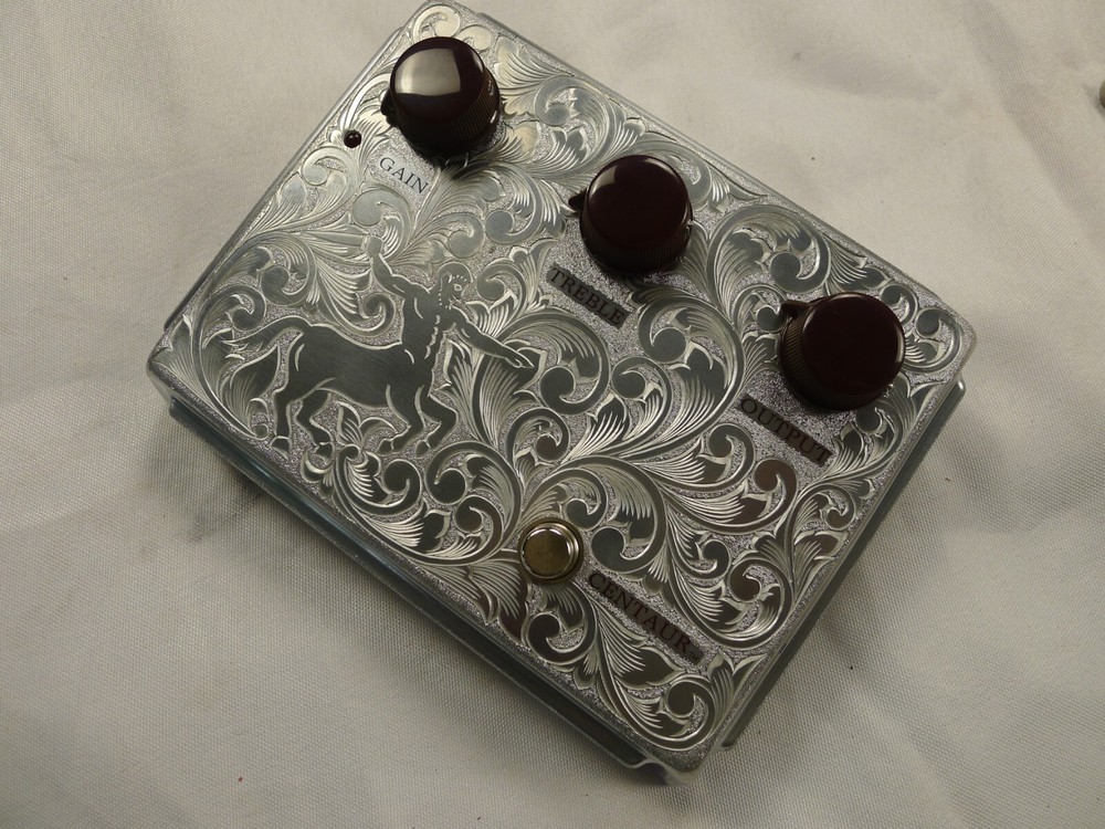 Professional Overdrive Boost Effects Pedal Completed.Hand Carved
