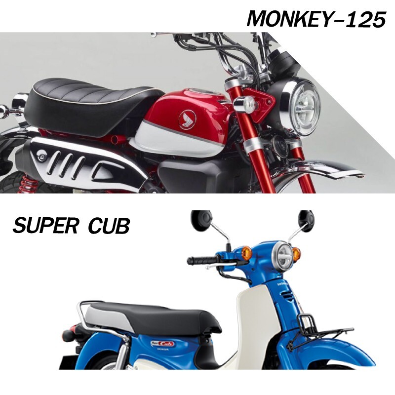 Shock Absorber For MONKEY-125 Length 280mm. Red/Silver
