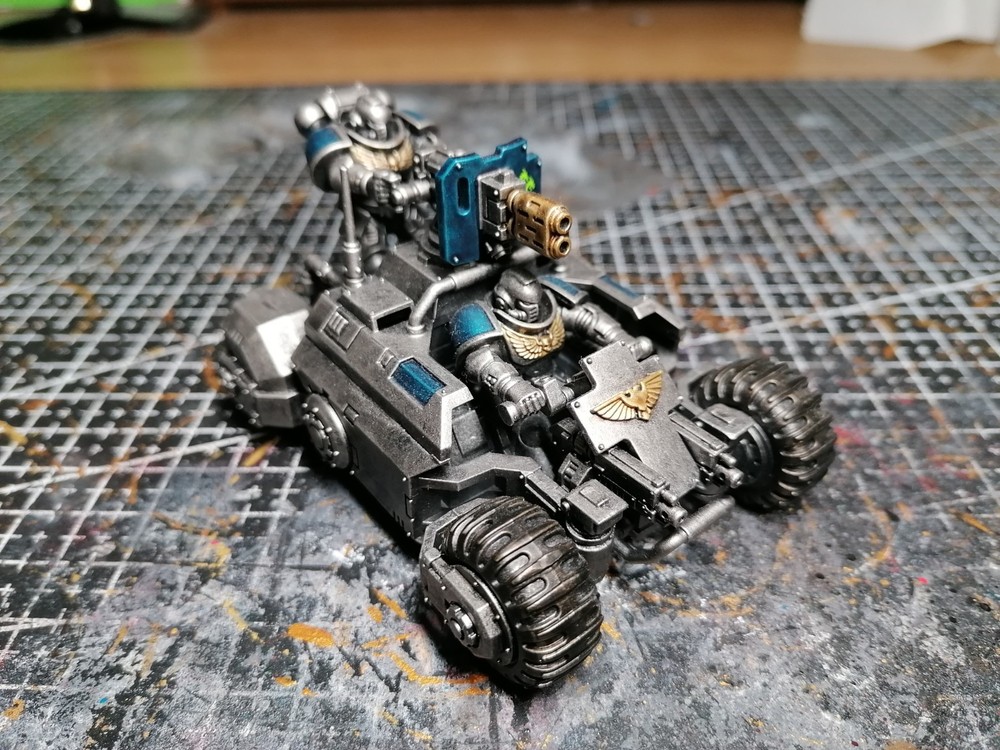 40k Space Marines ATV Invader painted