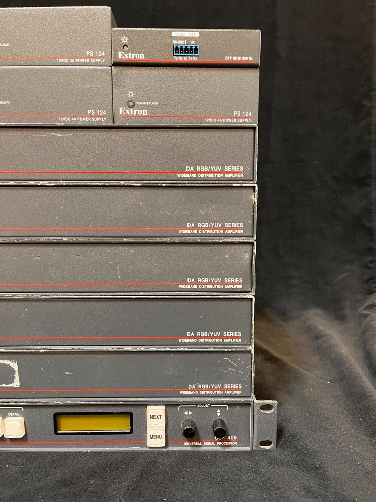 Extron Rack Mount VGA Video Processor/ amplifier/ PS/ Switcher (See Description)