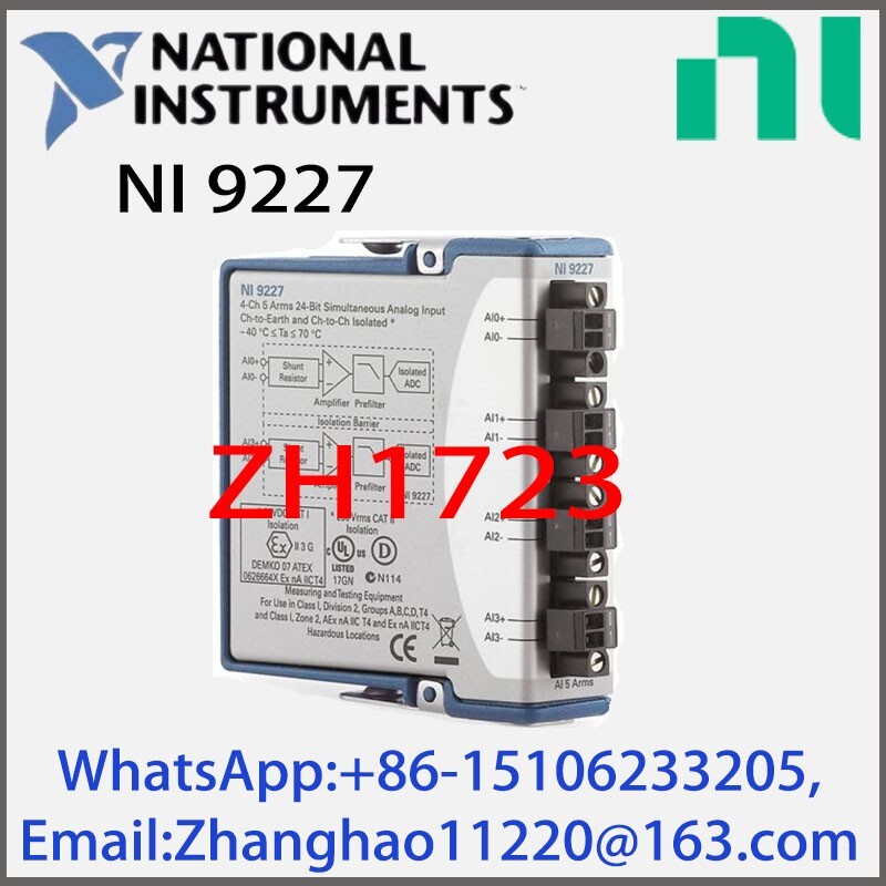 NI 9227 4-Channel C Series Current Input Module 781099-01