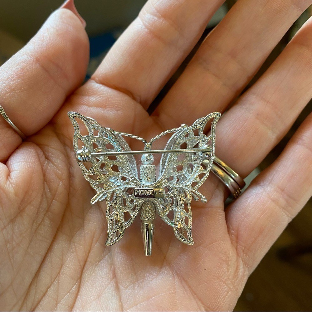 Monet Butterfly Brooch
