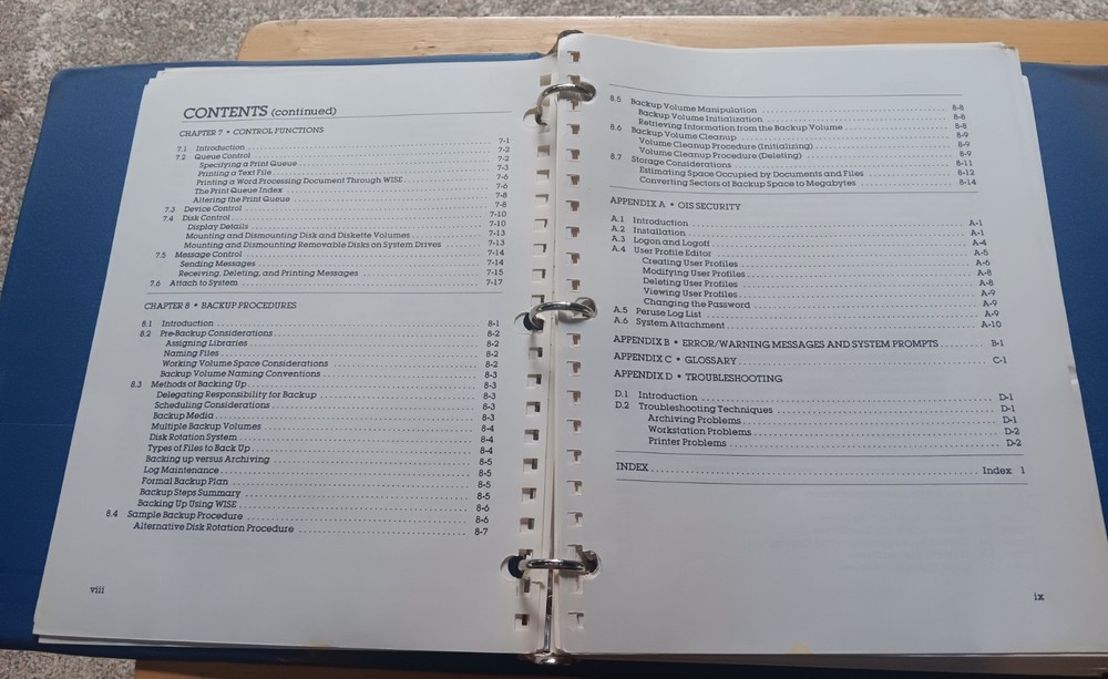 Wang Computers Office Information Systems Administrator's Guide 6th Edition 1984