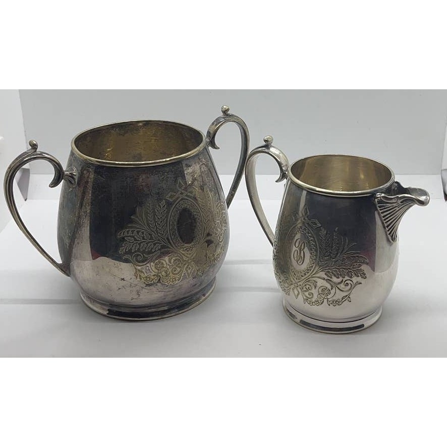 Vintage ROBERT PRINGLE & SONS Silver Plated set