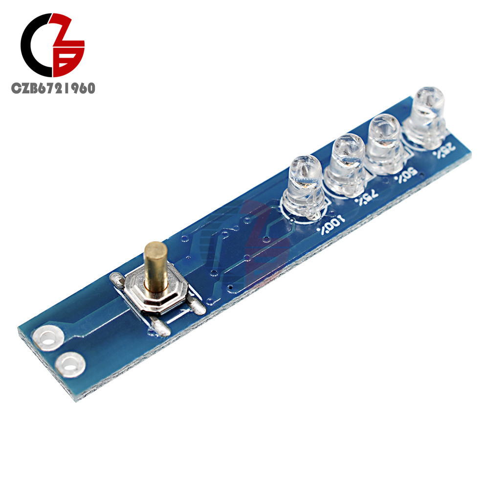 1S Li-ion Battery Capacity Indicator Module LED Display Board Power Level Panel