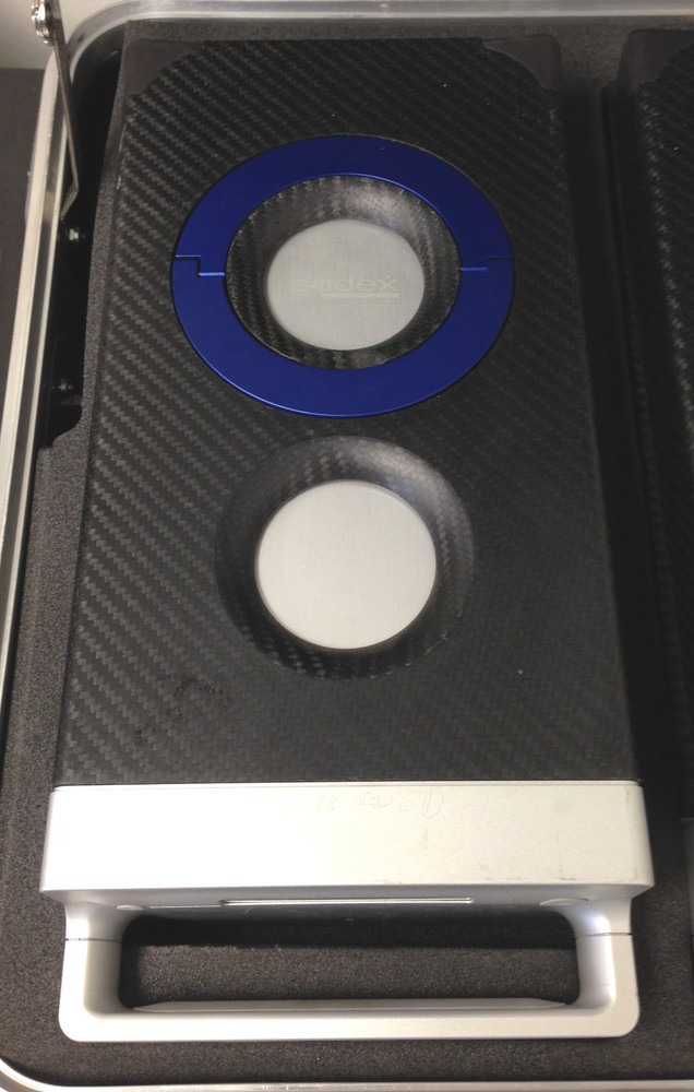 Codex Digital CDP1 Disk Pack Capture Mags Storage Drive 512 GB w/ SKB Road Case