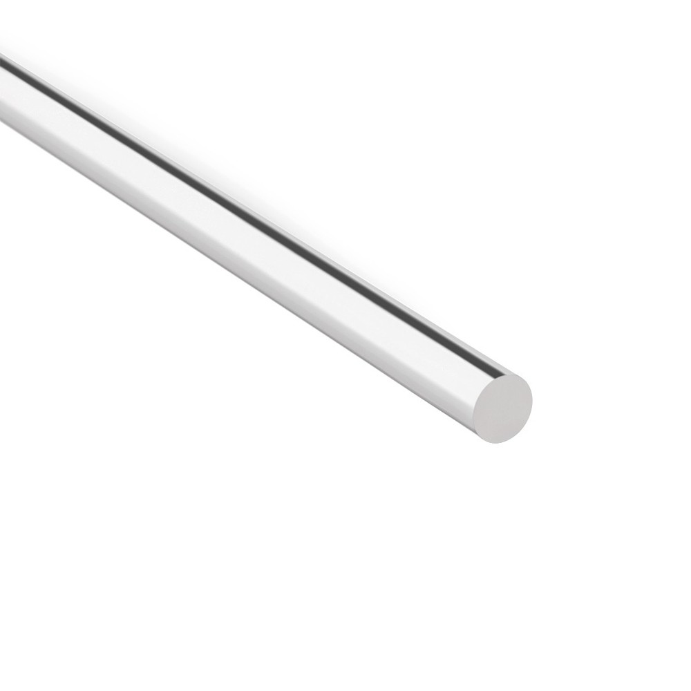 8Pcs Clear Solid Acrylic Round Rod 3mmx250mm PMMA Bar
