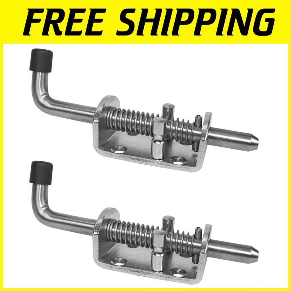 Flexible Spring Latch Pin Lock - Stainless Steel