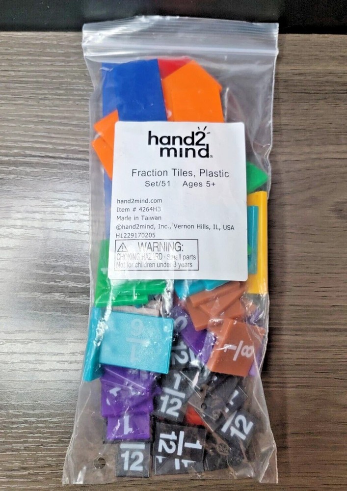 Hand2Mind Math Manipulative Foam Blocks And Learning Tool Lot