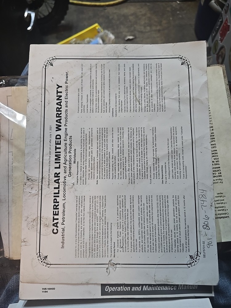 Caterpillar CTG 600 Amp Transfer Switch